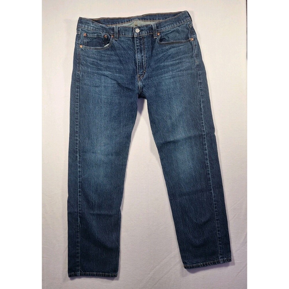 Levis 505 Regular Fit Jeans Men’s 38x34 Dark Wash Straight Leg Classic